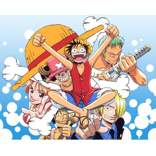 5D DIY Diamentowe Malowanie „KróL PiratóW” Haft Diamentowy śCieg KrzyżYkowy Obraz Mozaikowy Ze Strasu 20X30CM Orange-image
