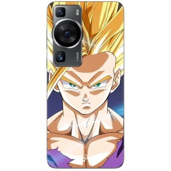 Coque Huawei P60 Dragon Ball Z Sangoku Cheveux Blonds Maniacase-image