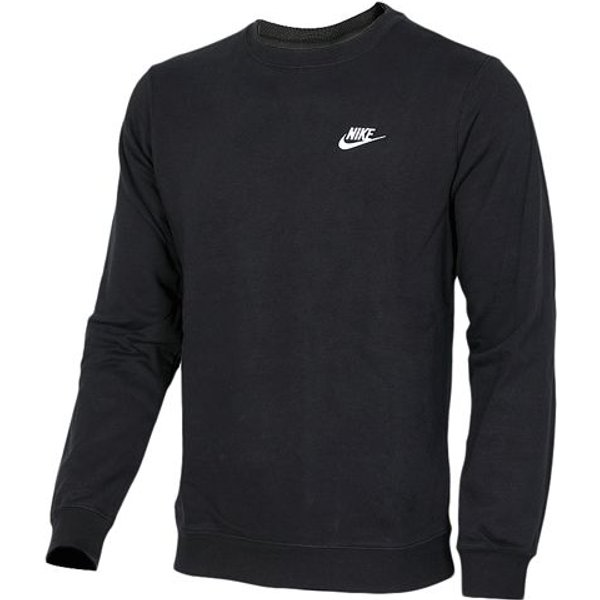Sudadera Con Cuello Redondo Holgada Informal Deportiva Nike Para Hombre Tops Negro 804343-010 M-image