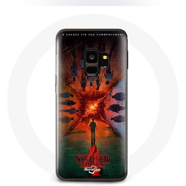 Funda Para Samsung Galaxy S9 Plus Stranger Things Temporada 4 PóSter Tripulaciones De La Nueva TeoríA-image