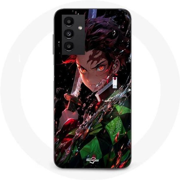 Funda - Maniacase - Samsung Galaxy A13 5G - Demon Slayer - Tanjiro Kamado - Flexible-image