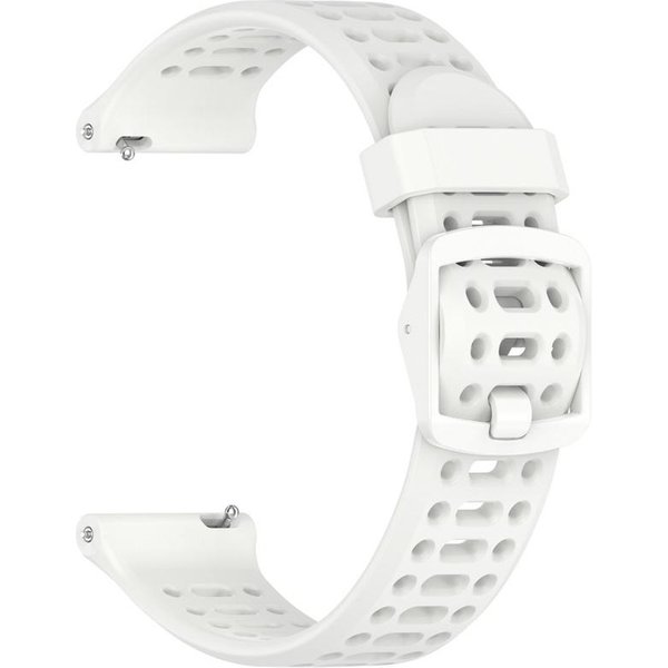 Silikonowy Pasek Do Zegarka Coros Pace 3 Coros Apex 42Mm Pasek Coros Pace 2 Do Coros Apex 2 Apex 46MM OddychająCa Bransoletka Sportowa 22Mm 20Mm Paski Do ZegarkóW 20Mm BiałY-image