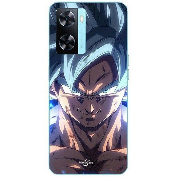 Coque Pour Oppo A57S 4G Dragon Ball Z Goku Ultra Instinct Face éNervé Maniacase Negro-image
