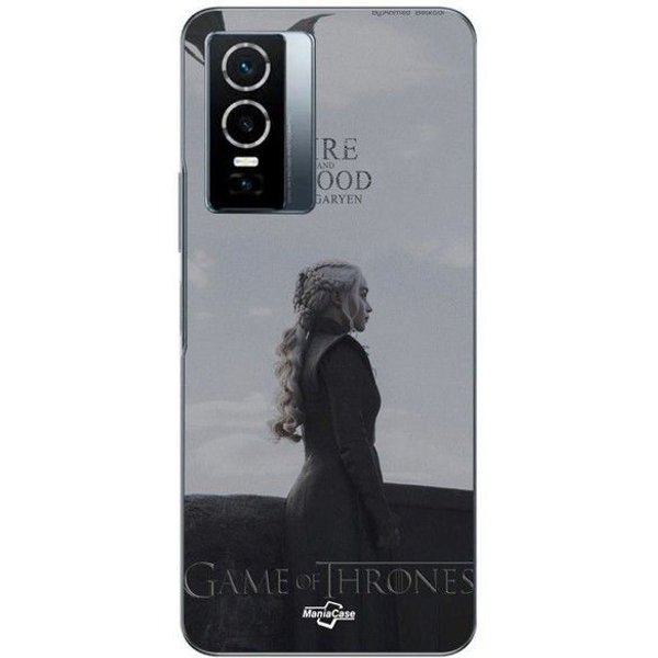 Funda Para Vivo Y76 5G Juego De Tronos Casa Del DragóN Maniacase Negro-image