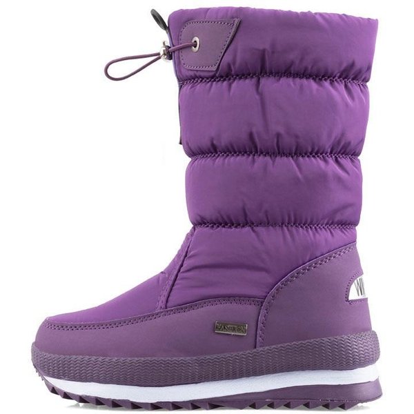 Botas De AlgodóN Grandes Y Medianas Para Mujer, Zapatos De AlgodóN Grandes, Informales, CáLidos Y Gruesos, Botas De Nieve Para Invierno, Antideslizantes E Impermeables 38 Blue-image