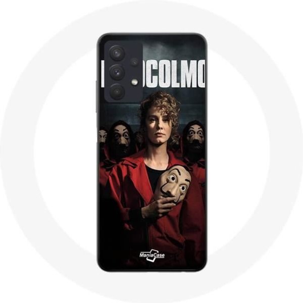 Coque Maniacase Pour Samsung Galaxy A32 4G La Casa De Papel Estocolmo-image