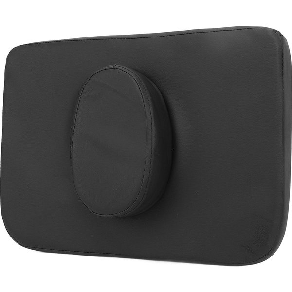 CojíN Facial Para Mesa De Masaje Universal Cuero PU Cuadrado Almohada Facial Para Masaje Reposacabezas Para Cama De Masaje Spa Negro-image