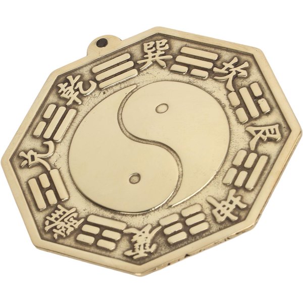 Bagua Mirror Dobra Jakość Wykonania Zawieszenie MosiąDz Materiał Wielofunkcyjne Lustro Feng Shui-image