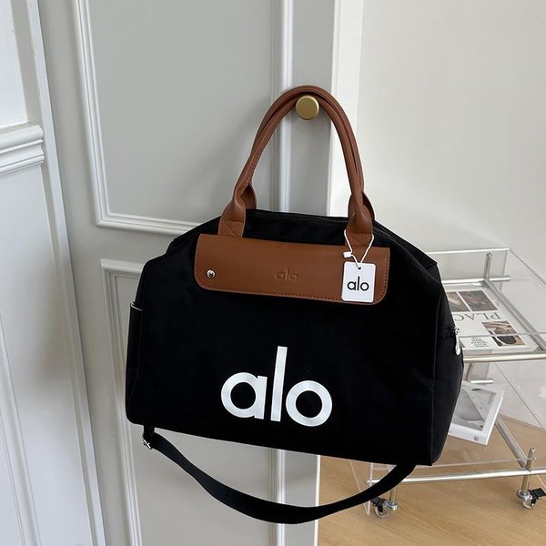 Bolso De Fitness Nuevo, Bandolera Para NatacióN Y Yoga Para Mujer, Bolso De Mano De Gran Capacidad Para Viajes Cortos Y Viajes Negro-image