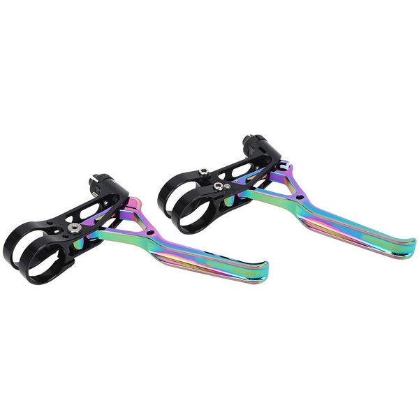 1 Par Manetas De Freno V Ultraligeras Para Bicicleta Accesorio De Ciclismo Para Bicicleta De MontañA Bicicletas Plegables Bicicletas-image
