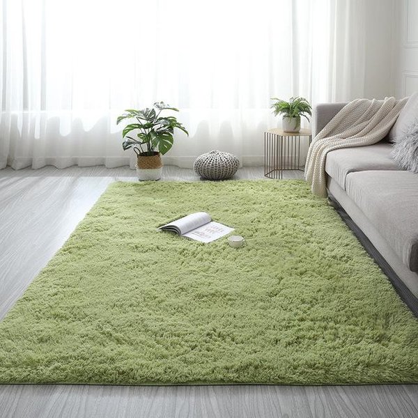 Alfombra Grande Moderna De Pelo Largo Para Sala De Estar, Alfombra Para HabitacióN Infantil, Alfombra Decorativa Peluda Para Dormitorio, Alfombra NóRdica Esponjosa Para Mesita De Noche. 100X200Cm 39X78Inch-image