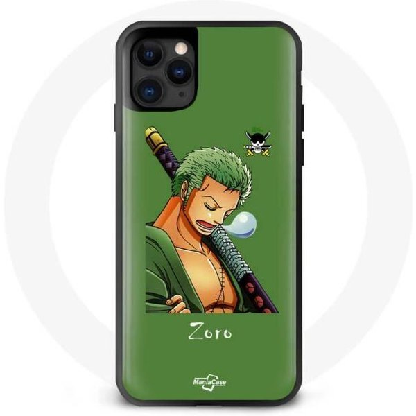 Funda - Maniacase - Iphone 13 Pro - One Piece Zoro - Flexible - ProteccióN Y DecoracióN Negro-image