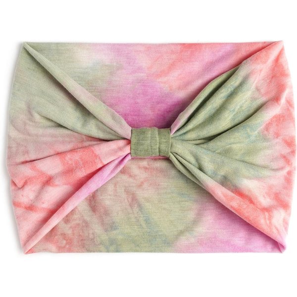 Diademas Con Efecto Tie-Dye Para Mujer, Diadema Ancha Para Yoga, Entrenamiento, PañUelos Para La Cabeza, Banda Para El Cabello Anudada, Turbante, Bandana, Accesorios Para El Cabello Beige-image