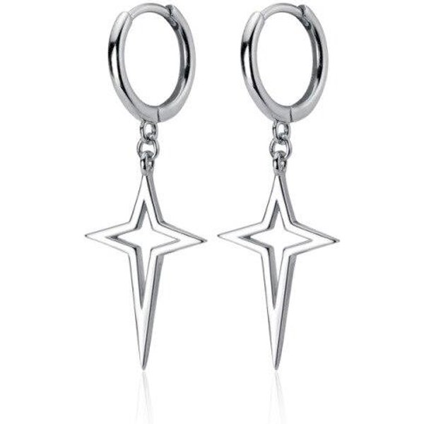 Pendientes De Aro De Plata De Ley 925 Para Mujeres Europeas Hombres Pendientes Redondos PequeñOs De Circonita CúBica Regalos De JoyeríA-image