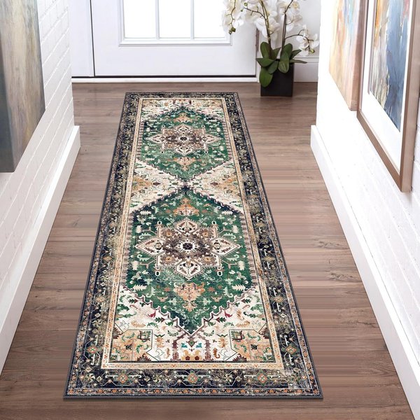 Nowoczesny Prosty DłUgi Dywanik, Zmywalna Mata WejśCiowa Do Przedpokoju Korytarza, AntypośLizgowy Dywanik Biegacz Do Dekoracji Domu 50X150Cm 20X59Inch-image