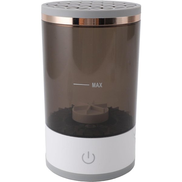Limpiador EléCtrico De Brochas De Maquillaje Con Almohadilla De Silicona Limpieza Profunda USB Limpieza De Brochas CosméTicas Gray-image