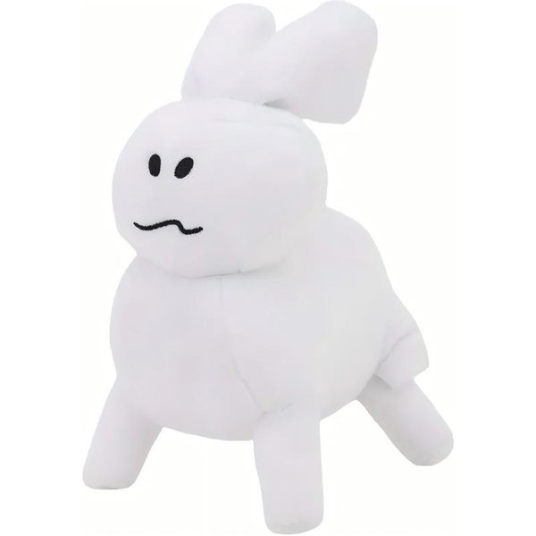Roblox Forsaken Gubby Peluche Negro Blanco Amarillo Azul Conejo Peluche Juguete MuñEca Suave Para NiñOs Fans Del Juego CumpleañOs Fiesta Hermoso Regalo 25Cm-image