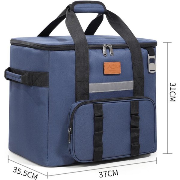 Bolsa Nevera Aislante De 40L Gran Capacidad Bolsa De Picnic Bolsa TéRmica Para Llevar Comida Para Camping Playa-image