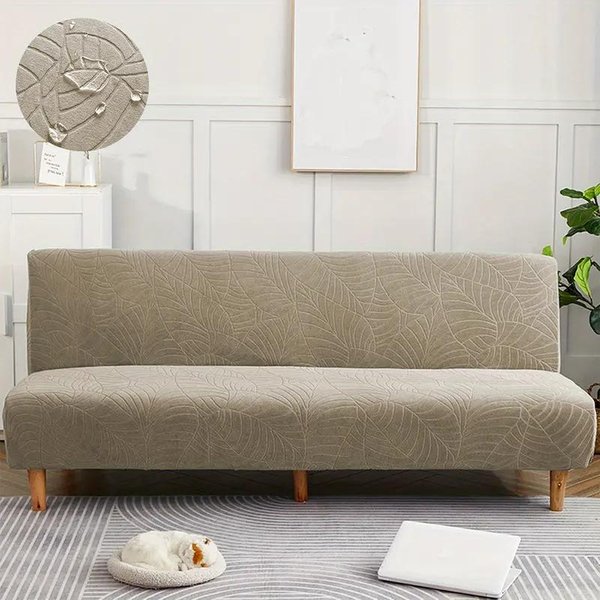 Funda Impermeable Para Sofá Cama Para Sala De Estar Sofá Cama Plegable Sin Brazos Funda EláStica Gruesa Para Sofá Funda Protectora Para SillóN S 120-155CM-image