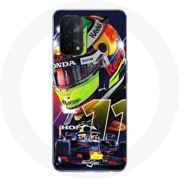 Funda Para Oppo A74 5G - FóRmula 1 - Sergio PéRez - Flexible - SintéTica - Mixta-image