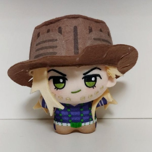10 Cm Anime Przygody Jojo Steel Ball Run Pluszowa Zabawka Johnny Joestar Gyro Zeppeli Wypchana Lalka Cosplay 10Cm-image