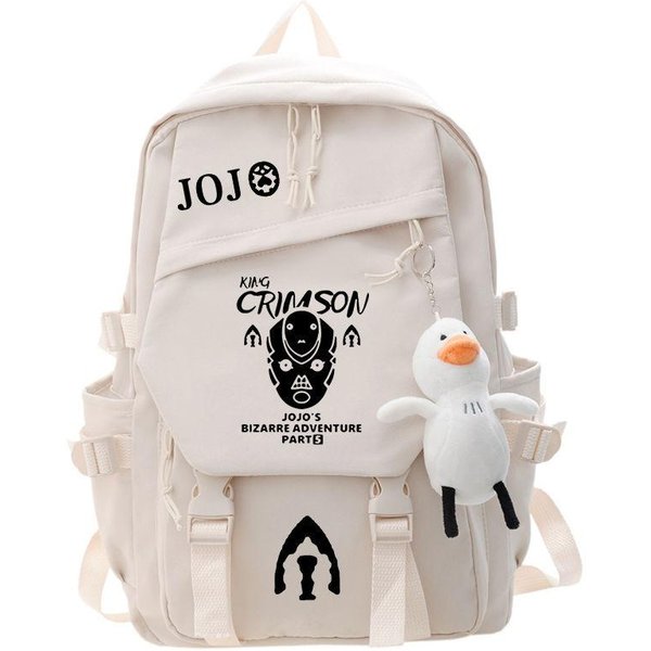 Jojo's Bizarre Adventure Anime Cosplay Mochila Bolso Escolar Para Estudiantes Dibujos Animados Bolso Para Libros PortáTil Mochila De Viaje Exterior Regalos Para NiñOs Y NiñAs-image