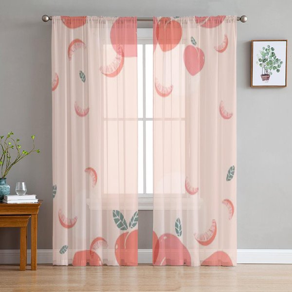 Cortinas Transparentes De Tul Afelpado Para Ventana Para Sala De Estar El Dormitorio Modernas De Gasa Voile Organza Cortinas DecoracióN Cortinas 135W X 114H(Cm) White-image