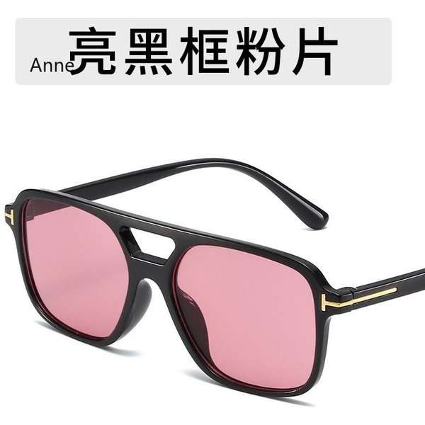 Gafas De Sol Cuadradas Vintage Para Mujeres Hombres Retro Montura Cuadrada Grande Gafas De Sol ProteccióN UV400 Lentes Gafas De Verano-image