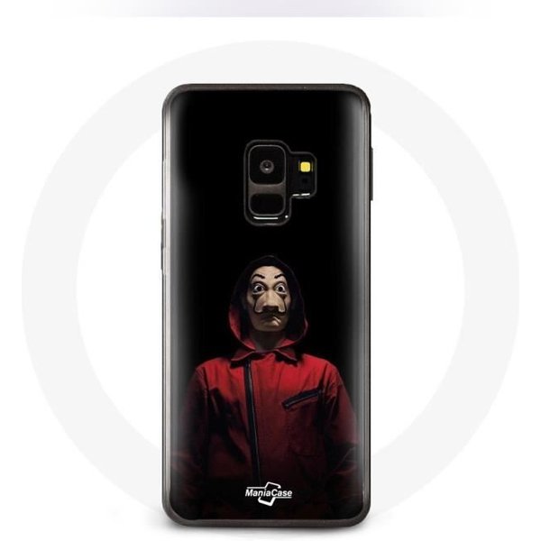 Funda - La Casa De Papel - Samsung Galaxy S9 - Flexible - Negro - MáScara Negro-image