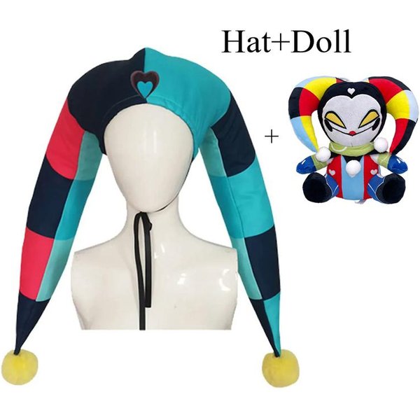 Czapka Do Odgrywania RóL Fizzarolli Cosplay Wciel Się W Szefa Kostiumu Helluva Nakrycie GłOwy Dla DorosłYch Rekwizyty Do Przebierania-image