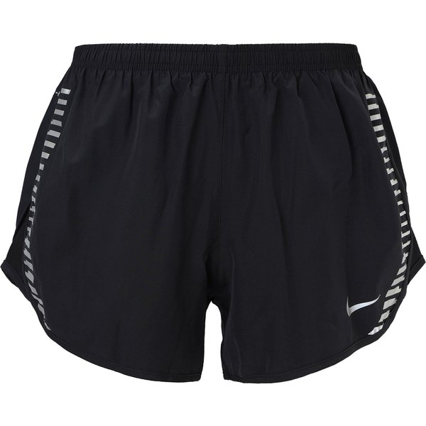 Pantalones Cortos Deportivos Para Mujer Nike Con Estampado De Logo Cintura EláStica DiseñO Reflectante Negro AJ4710-010 XL Black-image
