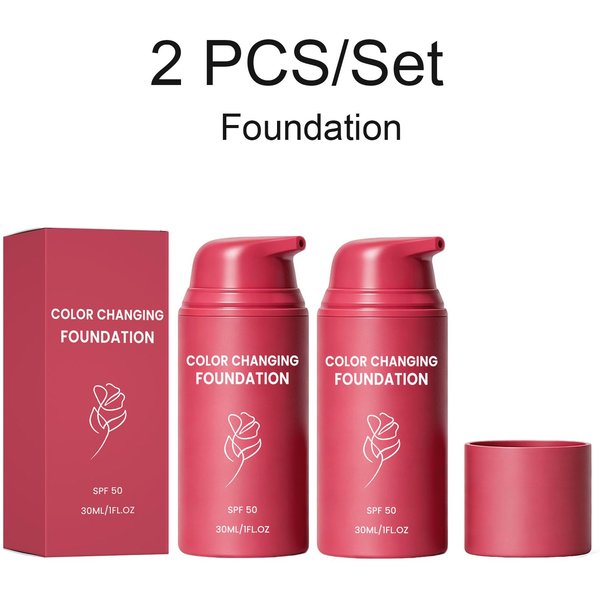 PodkłAd ZmieniająCy Kolor Pod WpłYwem CiepłA Naturalny Odcień I Matowy Spray UtrwalająCy Zestaw SPF50 Kontrola Sebum NawilżAjąCy DłUgotrwałY Makijaż-image
