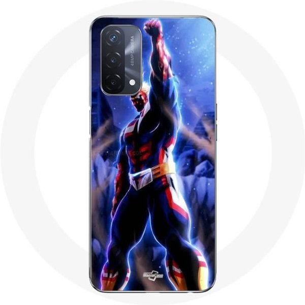 Funda - Maniacase - Oppo A93 5G - Negra - My Hero Academia - Flexible Negro-image
