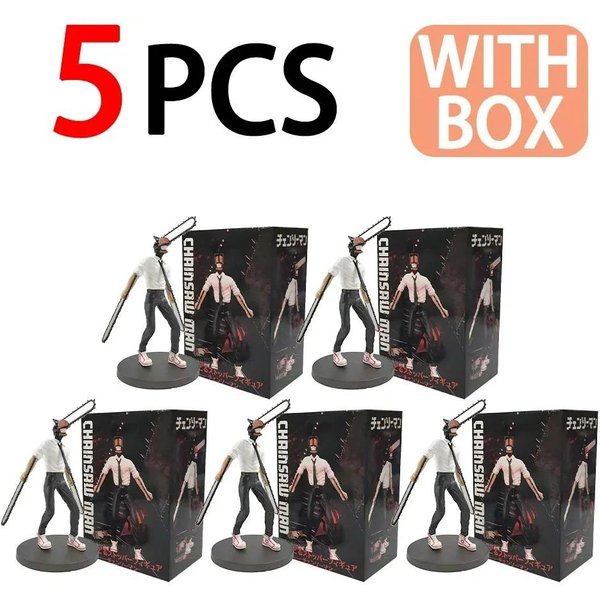 Figura De Anime Chainsaw Man Denji De 19 Cm Denji/Power Figura De AccióN 1560 Figura De Denji De Chainsaw Man Modelo Coleccionable Para Adultos MuñEco Juguete-image