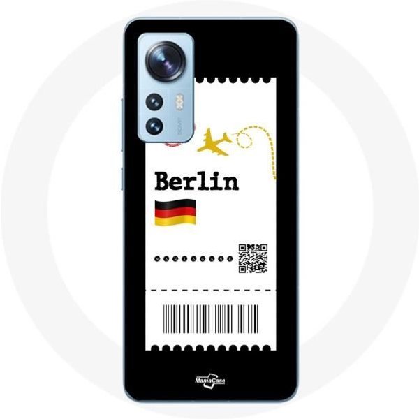 Funda Para Xiaomi Mi 12 / 12X Billete De AvióN BerlíN-image