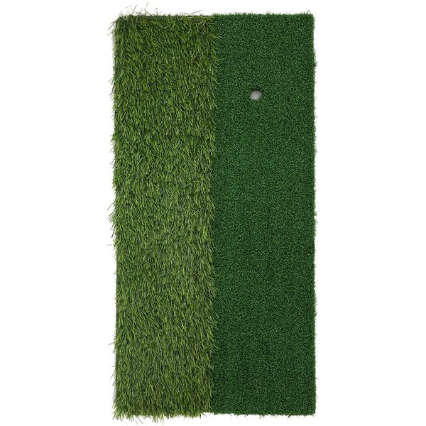 30X60Cm PP Hierba Alfombrilla De PráCtica De Golf Para Golpear Alfombrilla De Putting Equipo De Entrenamiento Suministros Para Interior Black-image