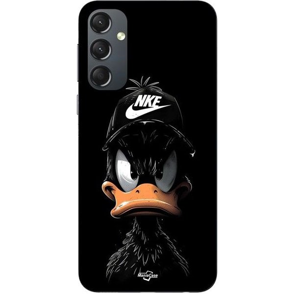 Etui Na Telefon - Maniacase - Samsung Galaxy S23 FE - Silikonowe - MięKkie - Nike Czarne Czarny-image