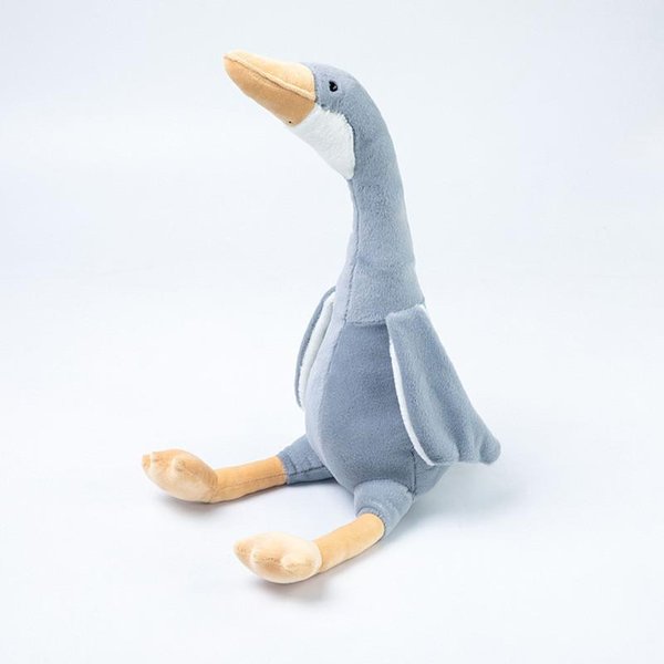 Lindo Peluche De Ganso Adorable Dibujo Animado Cisne Relleno Creativo MuñEco Ganso Blanco 40Cm-image