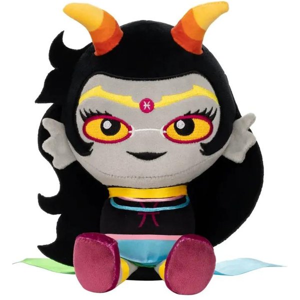 Nowość W Magazynie Pluszowa Lalka Homestuck Eridan Ampora Urocza Zabawka Z Akcesoriami Anime Prezent Urodzinowy/śWiąTeczny In Stock Gray-image