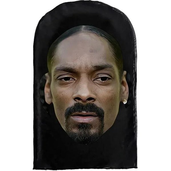 Nowa Drukowana 3D Maska Kanye Drake Siatka Elastyczna Maska Na Całą Twarz Dla Unisex Cosplay Nakrycie GłOwy Impreza Symulacja Kominiarka Czapka Nakrycie GłOwy-image