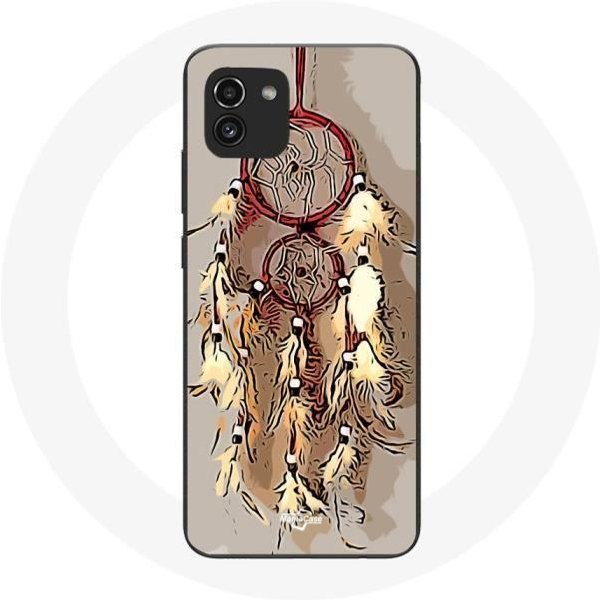 Funda - Maniacase - Samsung Galaxy A03 - AtrapasueñOs - Silicona Flexible - MarróN MarróN-image