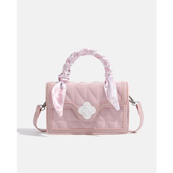 Un Bolso Cuadrado PequeñO Simple VersáTil Bolso De Mano De Nicho De Verano Bolso Cruzado Atractivo De Alta Calidad White-image
