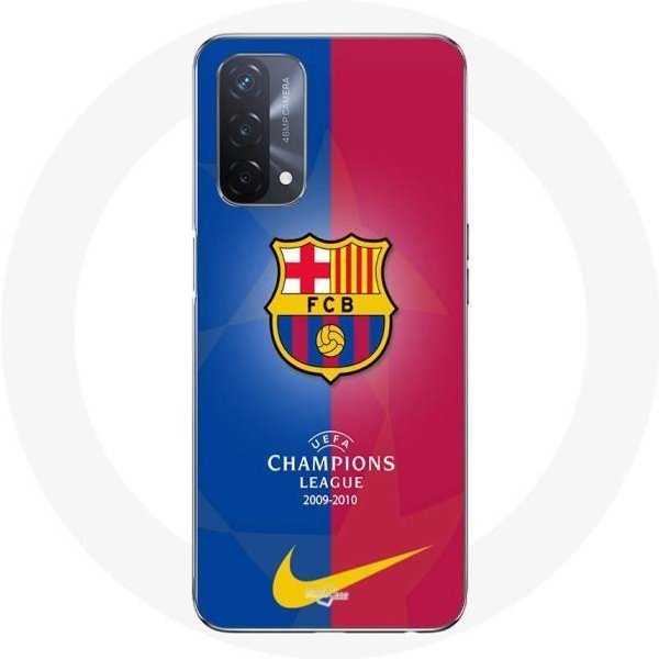 Etui - FC Barcelona - Real Madryt - MięKkie - BiałE - Oppo A93 5G-image