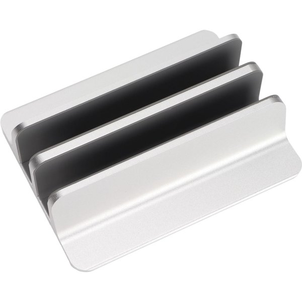 Soporte Vertical Para PortáTil 2 Ranuras AleacióN De Aluminio Ajustable Soporte Para PortáTil Para Escritorio De Oficina En Casa-image