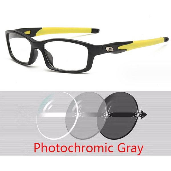 Monturas De Gafas Deportivas Para Hombre Gafas Deportivas Para Exterior Rectangulares MiopíA Graduadas Ciclismo -0.5 -1.0 -2.0 -3.0 -4.0 Myopia -6.0-image