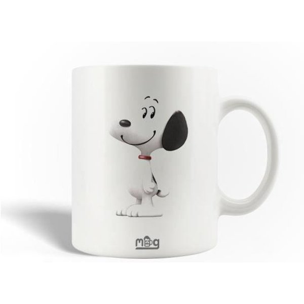 Taza De CeráMica - Snoopy - 30Cl - Blanca - Apta Para Lavavajillas - Altura 9,5 Cm-image