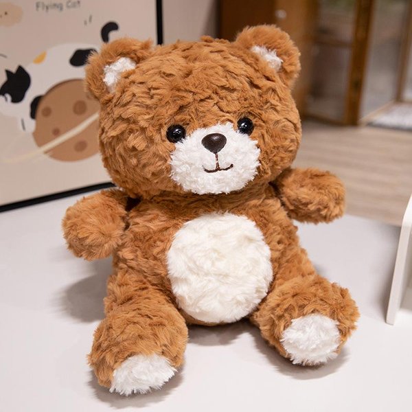 Plecak Sportowy Miś Lalka Urocza Lalka Pluszowa Miś Zabawki Pluszowe Prezent Urodzinowy Dla Dziecka Poduszka Lalka Dla Dziewczynki 35Cm Brown-image