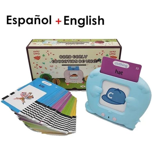 Juguetes De Aprendizaje Con Tarjetas Flash De EducacióN Temprana Tarjetas Flash Parlantes Para NiñOs Preescolar Aprendizaje De IngléS AlemáN EspañOl FrancéS-image