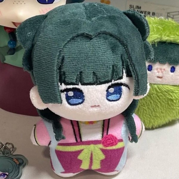 10 Cm Anime Maomao Renshi Cosplay Pluszowa Lalka Wisiorek Dzienniki Aptekarki Pluszowa Zabawka Prezent Urodzinowy 10Cm-image