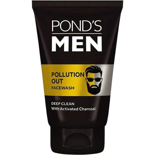 Pond's Men CarbóN Limpiador Facial 50G Para Limpieza Profunda De Poros Control De Grasa EliminacióN De ContaminacióN Piel Luminosa Cuidado De La Piel Para Hombres Uso Diario-image